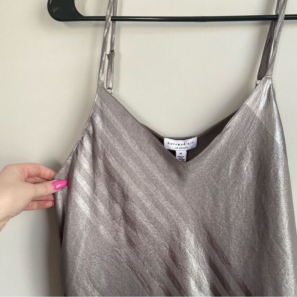 Current Air Bias Midi Metallic Slip Dress - Picture 5 of 8